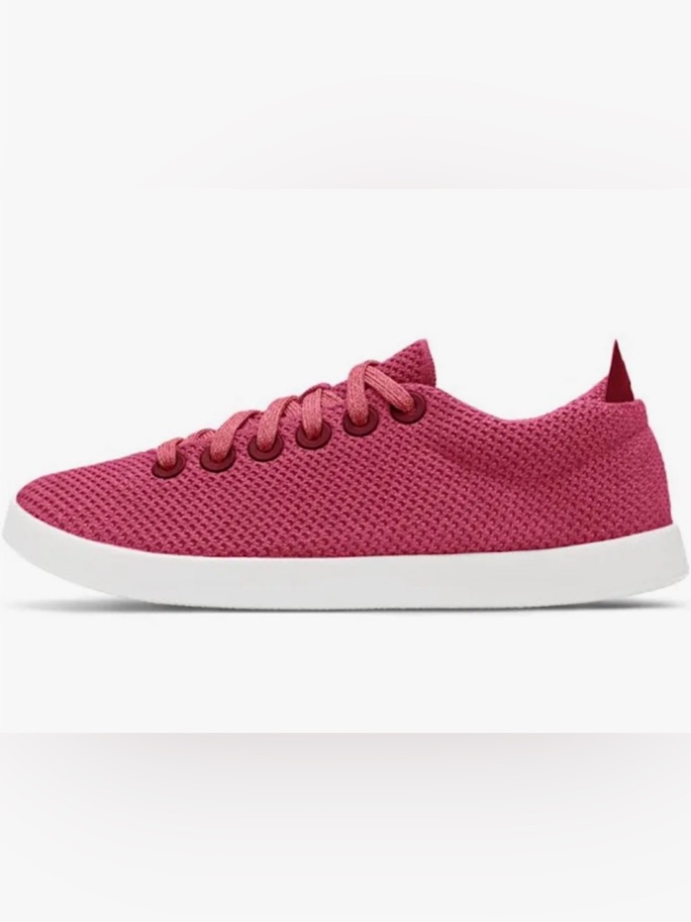 allbirds Women’s Tree Runners Knit Sneaker in Berry Pink - Like new! - Picture 4 of 10